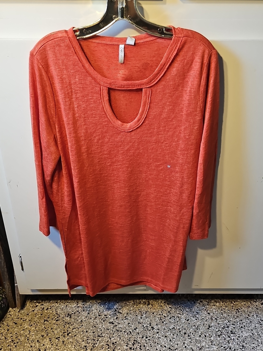 Cato Fashions Keyhole Shirt or Tunic with 3/4 Sleeves. NWT.